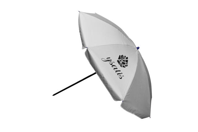 BEACH UMBRELLA 180CM BLUE/GREY 