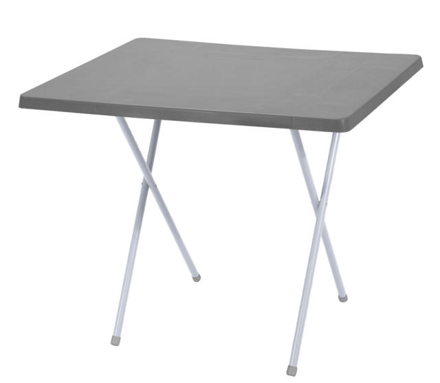 FOLDING TABLE RECTANGULAR WITH PP TOP 600X795MM