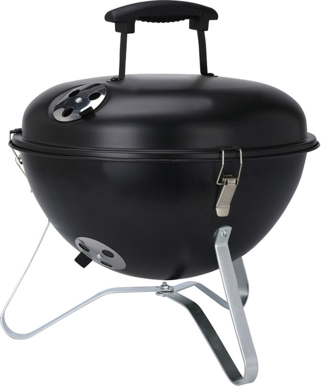 BBQ SPHERICAL SHAPE 37CM - BLACK