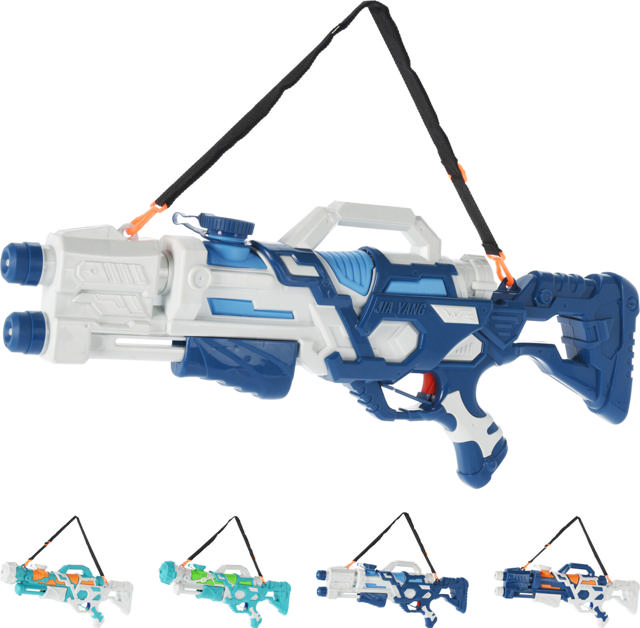 WATER GUN 60CM PUMP 4 ASSORTED DESIGNS