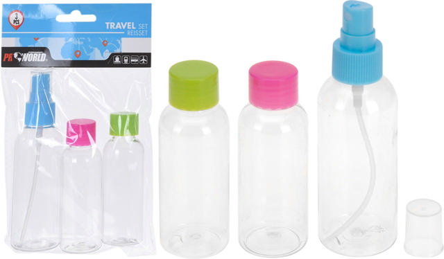 TRAVEL BOTTLE SET 3PCS