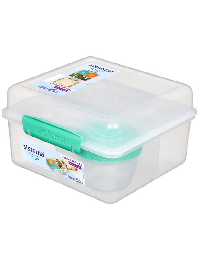 SISTEMA TO GO LUNCH BOX CUBE MAX ΔΟΧΕΙΟ ΦΑΓΗΤΟΥ ΤΕΤΡΑΓΩΝΟ 2LTR