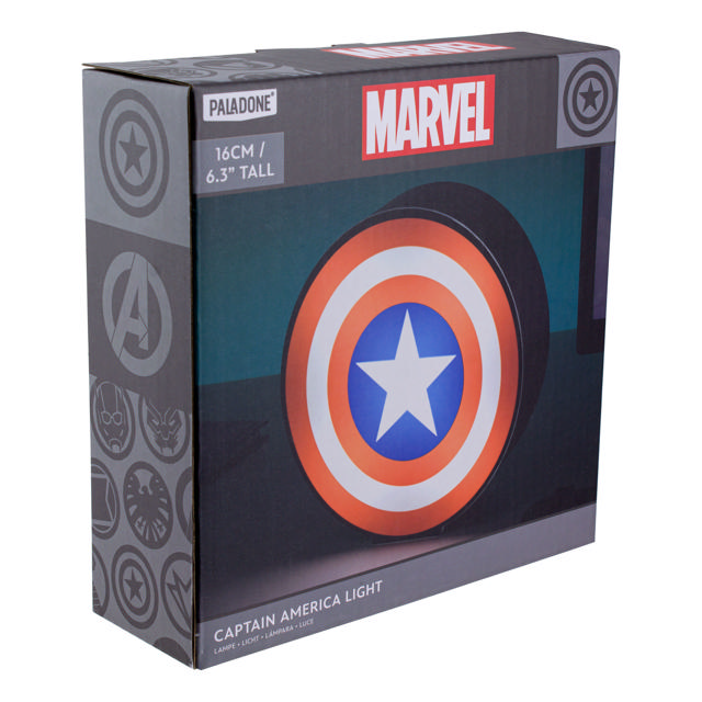 PALADONE PP860MA MARVEL CAPTAIN AMERICA BOX LIGHT HOME