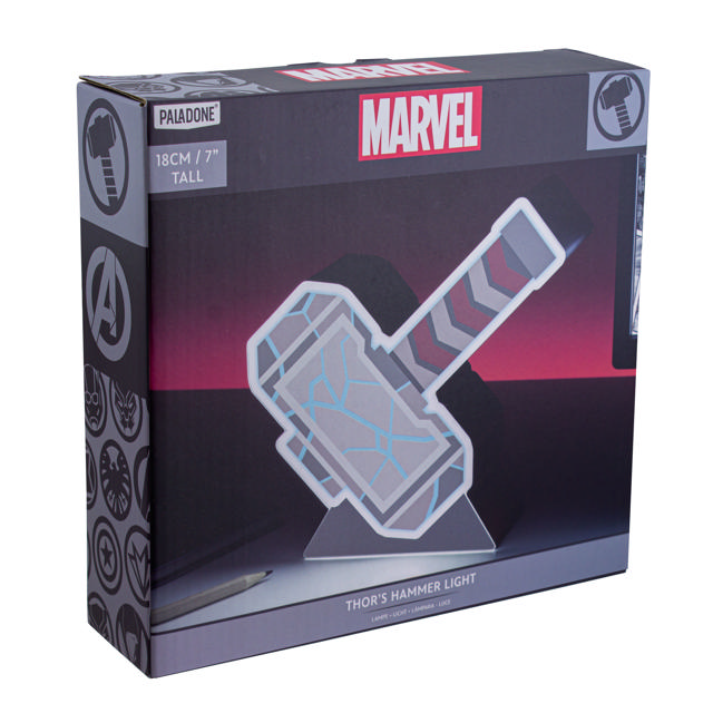 PALADONE PP9753MA MARVEL THORS HAMMER BOX LIGHT HOME