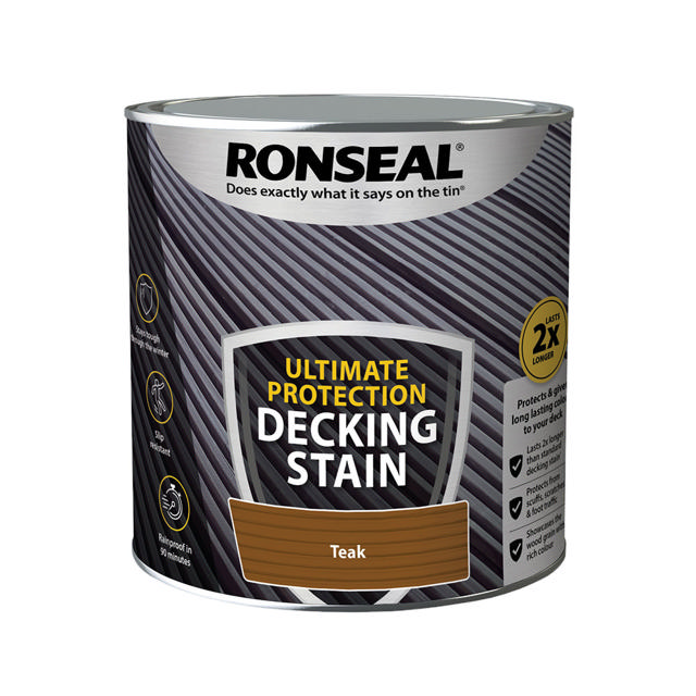 RONSEAL® ULTIMATE PROTECTION DECKING STAIN TEAK 2.5L