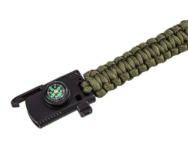 NEO 5 IN 1 SURVIVAL BRACELET WITH COMPASS