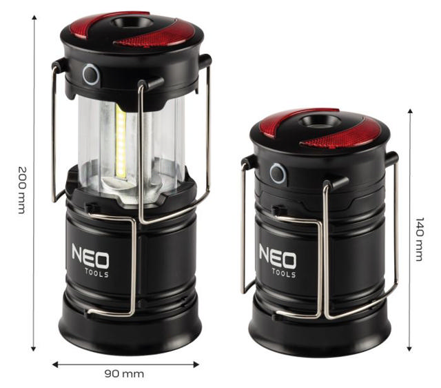 NEO 3 IN 1 CAMPING LED LAMP 3XAA 200LM 