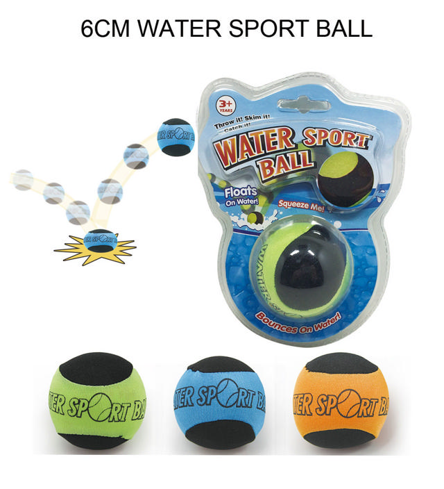 WATER SPORT BALL 6CM 3 ΔΙΑΦΟΡΕΤΙΚΑ ΧΡΩΜΑΤΑ