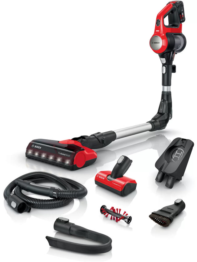 BOSCH BBS711ANM RECHARGABLE VACUUM STICK UNLIMITED 7 PROANIMAL 18V RED