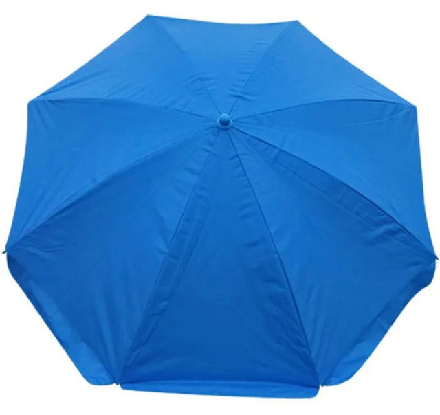 BEACH UMBRELLA 200CM PVC BLUE