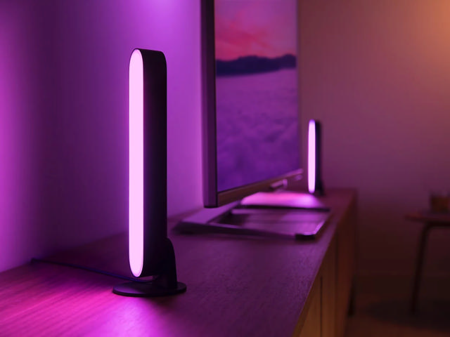 PHILIPS HUE ΣΥΣΚΕΥΑΣΙΑ ΜΠΑΡΑΣ ΦΩΤΙΣΜΟΥ 1ΤΜΧ ΜΑΥΡΟ