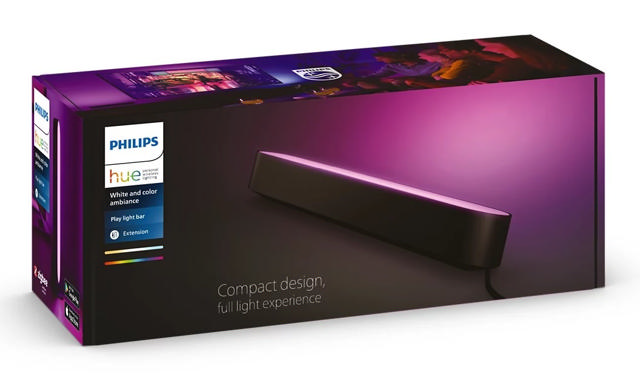 PHILIPS HUE ΣΥΣΚΕΥΑΣΙΑ ΜΠΑΡΑΣ ΦΩΤΙΣΜΟΥ 1ΤΜΧ ΜΑΥΡΟ