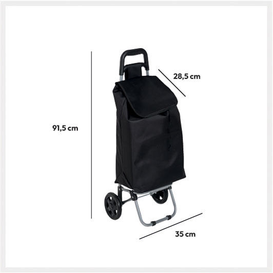 5FIVE BLACK TROLLEY AQUARELLE 36L