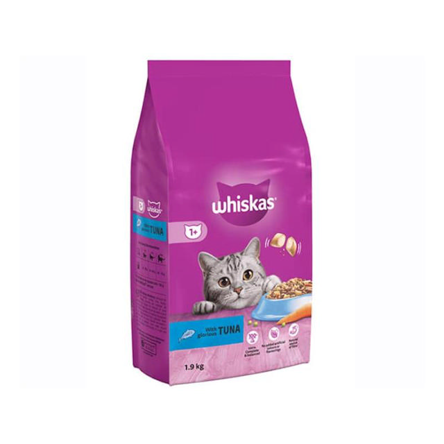 WHISKAS DRY CAT FOOD TUNA 1.9KG