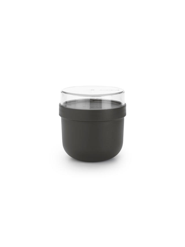 BRABANTIA MAKE & TAKE BOWL 0.5L DARK GREY