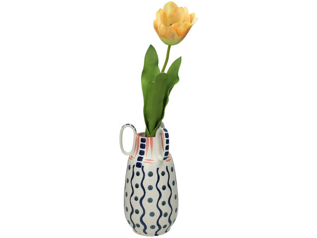 KERSTEN VASE FINE MULTI 15.5X15X28.5CM