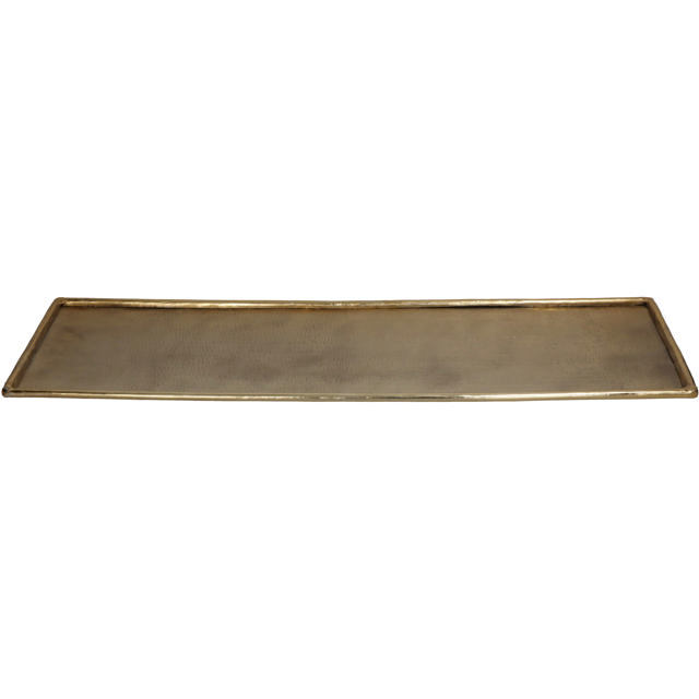 KERSTEN PLATE ALUMINIUM GOLD 58X20X0.5CM