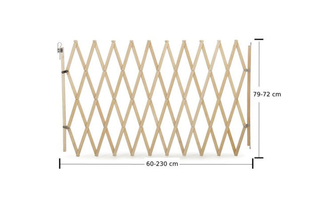 STAIRGATE XL EXTENSIBLE WOOD 230CM