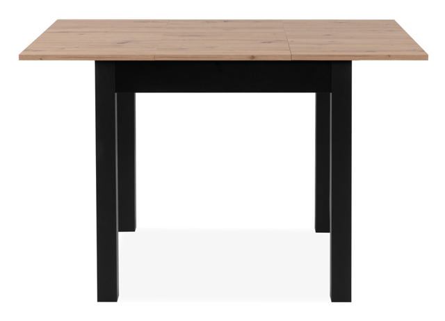 FINORI COBURG EXTENDABLE TABLE BLACK/OAK 80-120CM