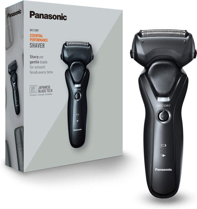 PANASONIC ES-RT37-K503 WET AND DRY RECHARCHABLE ELECTRIC 3-BLADE SHAVER