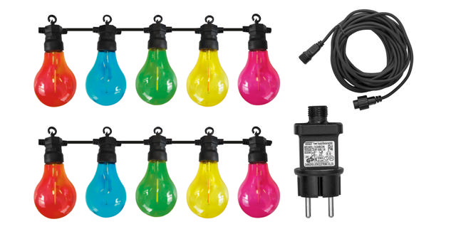 LUXFORM LIGHTING MAUI 24V STRINGLIGHT A60 COLORED