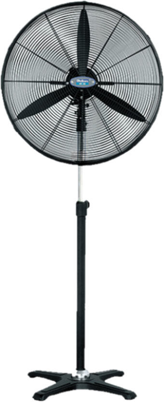 DETON DF650-T 26'' INDUSTRIAL STAND FAN 187W BLACK 66CM