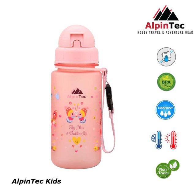 ALPIN TEC KIDS BOTTLE BUTTERFLY 400ML