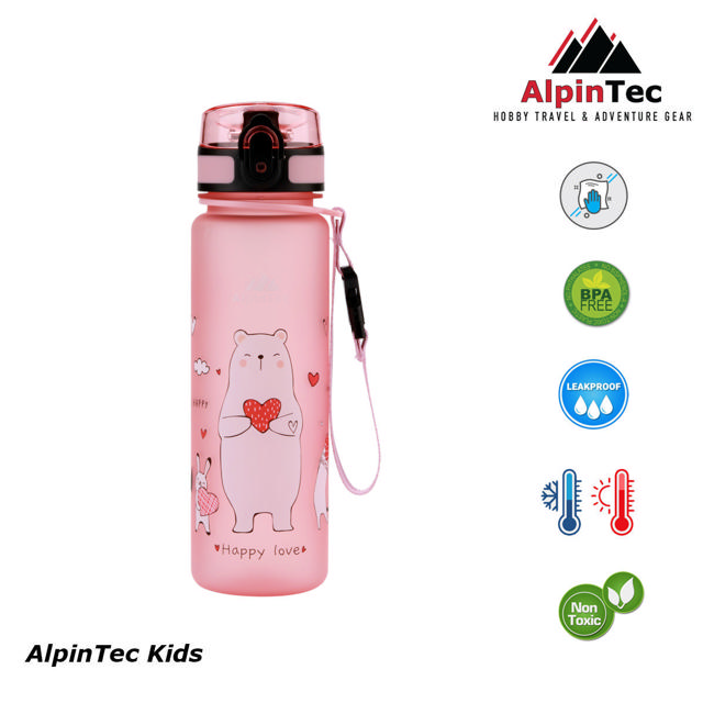 ALPIN TEC KIDS BOTTLE FLAMINGO 500ML