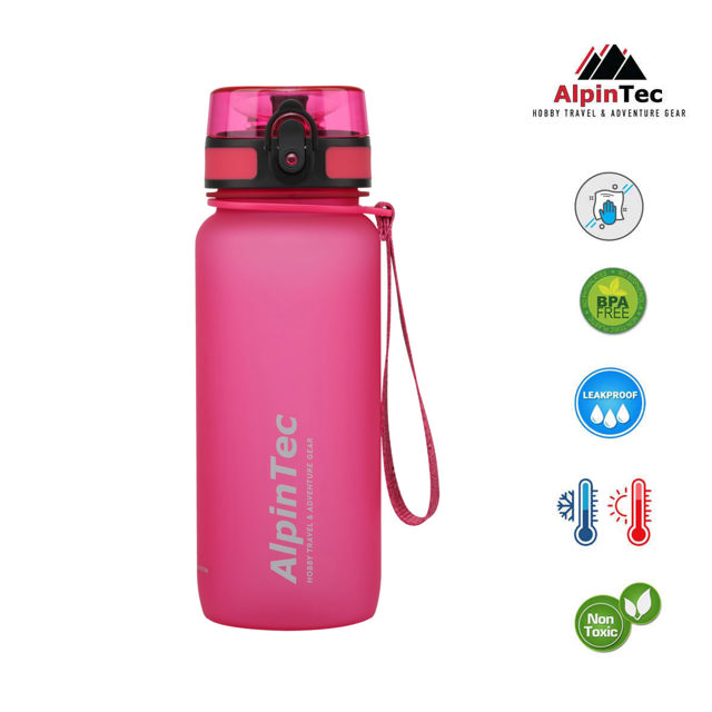 ALPIN TREK BOTTLE PINK 650ML