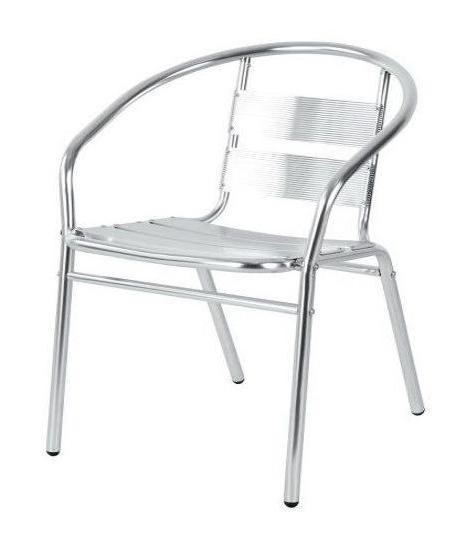 ARTELIBRE TITAN OUTDOOR CHAIR 54X56X74CM -SILVER