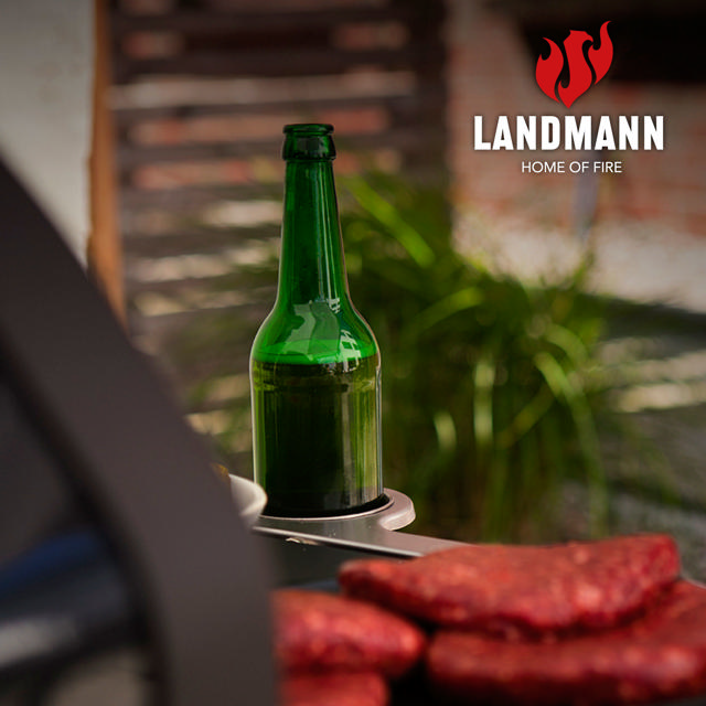 LANDMANN STAINLESS STEEL BOTTLE OPENER WITH MAGNET INOX