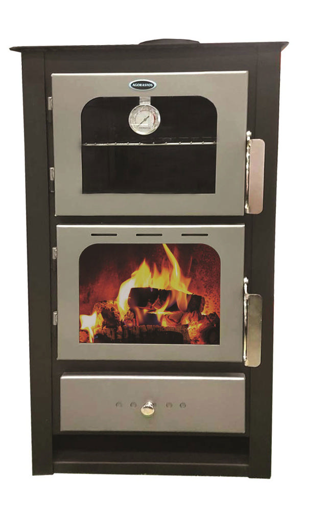 AGORASTOS WOOD STOVE MICHELLE WITH OVEN SA2305 12.5KW