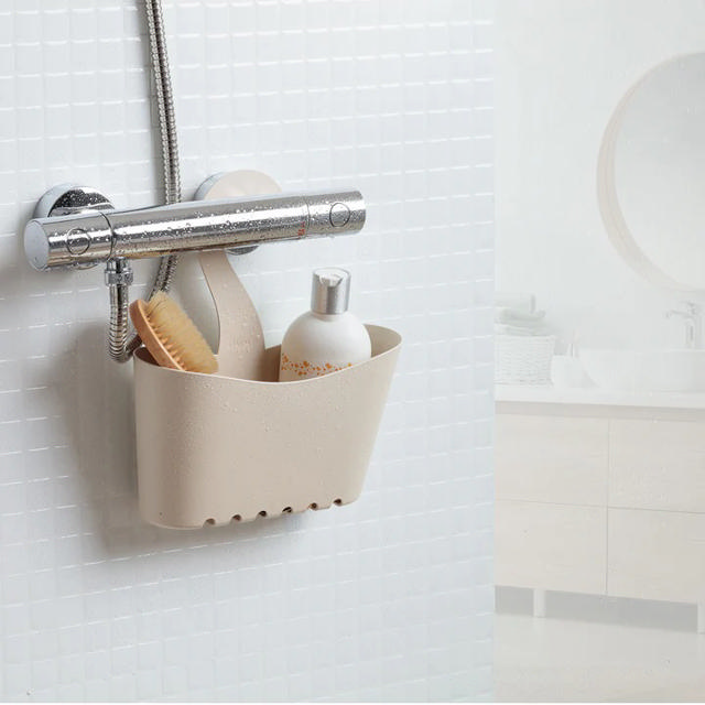 TATAY STANDARD MULTI-PURPOSE SHOWER CADDY WITH HANGER BEIGE