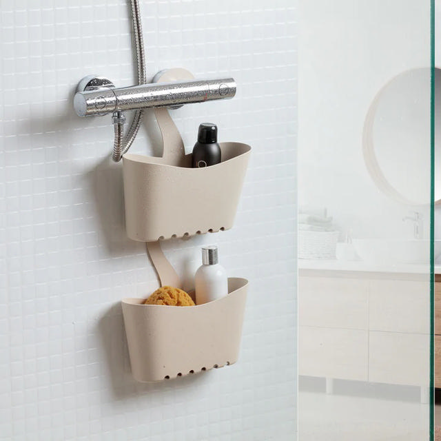 TATAY STANDARD MULTI-PURPOSE SHOWER CADDY WITH HANGER BEIGE