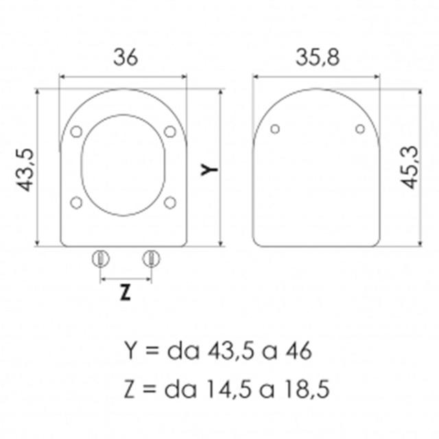 SANIPLAST TOILET SEAT THERMOPLASTIC LIPS S/S