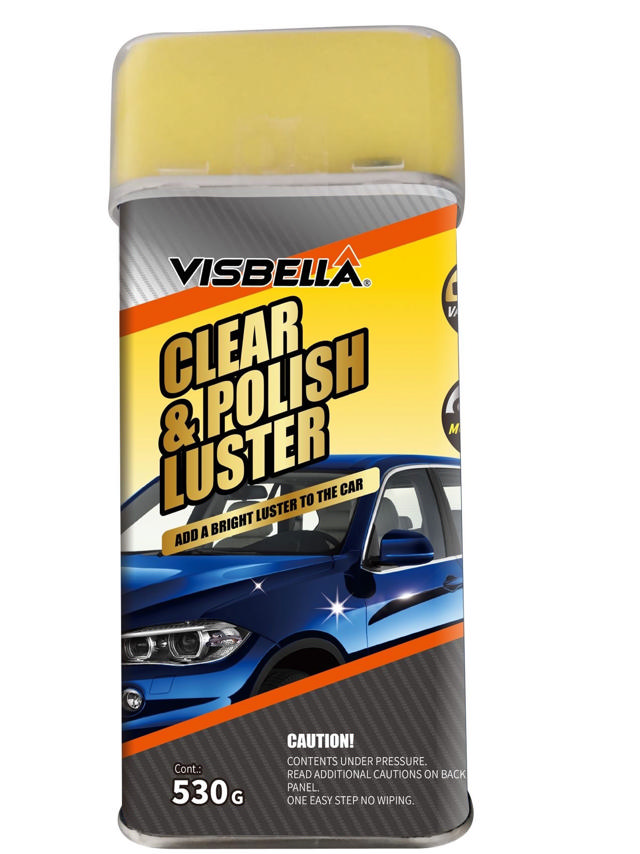 VISBELLA CLEAR & POLISH LUSTER PROFESSIONAL WITH SPONGE 530ML