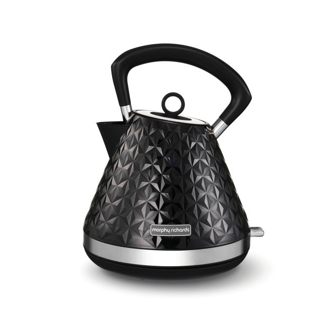 MORPHY RICHARDS 108131 VECTOR PYRAMID KETTLE BLACK 1.5L