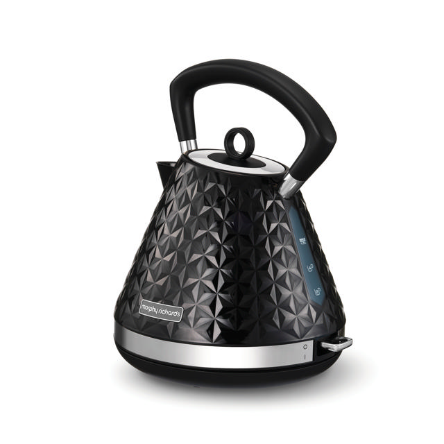 MORPHY RICHARDS 108131 VECTOR PYRAMID KETTLE BLACK 1.5L