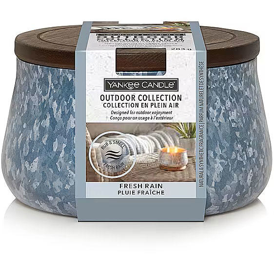 YANKEE 1685991E OUTDOOR CANDLE FRESH RAIN 283GR