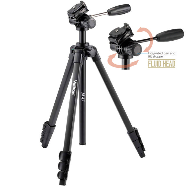 VELBON M47 TRIPOD WITH FLUID HEAD