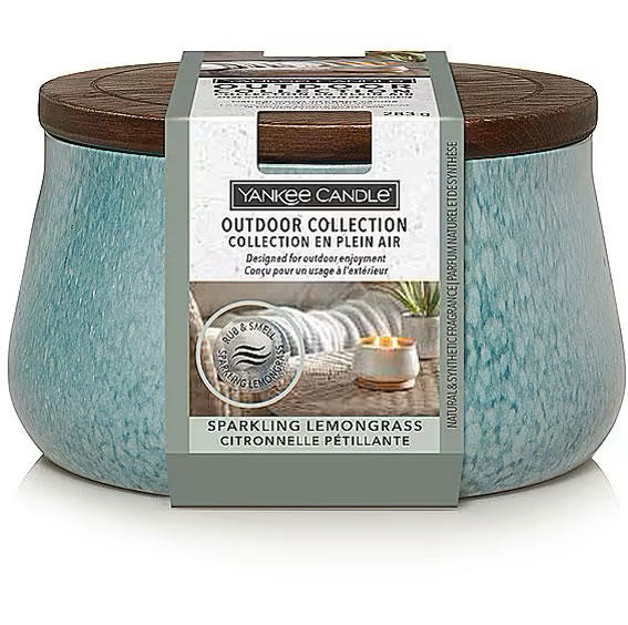 YANKEE 1685989E OUTDOOR CANDLE SPARKLIN LEMOGRASS 283GR