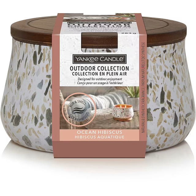 YANKEE 1685995E OUTDOOR CANDLE OCEAN HIBSCUS 283GR