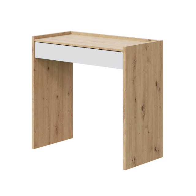 FORES NOA DESK 77X82X40CM OAK/WHITE 