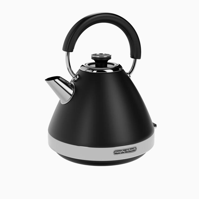 MORPHY RICHARDS 100131 VENTURE PYRAMID KETTLE BLACK 1.5L