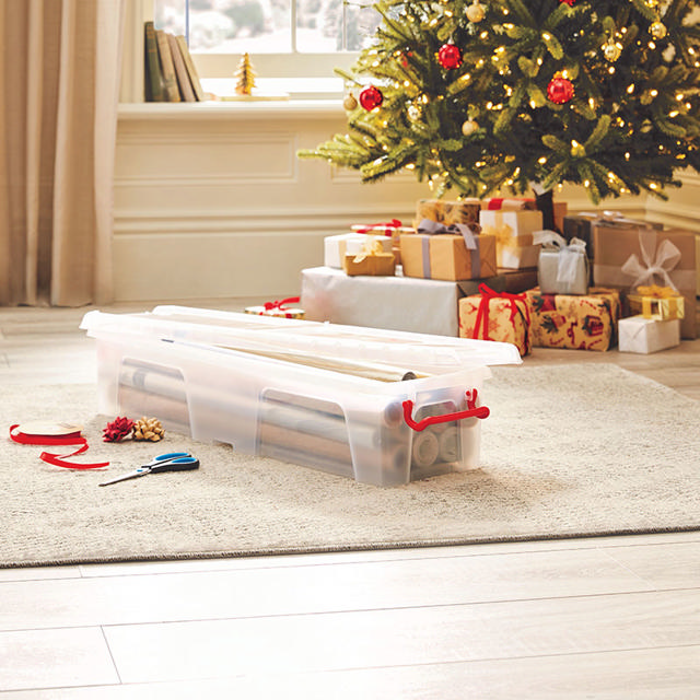 STRATA CHRISTMAS WRAP STORAGE BOX 22L