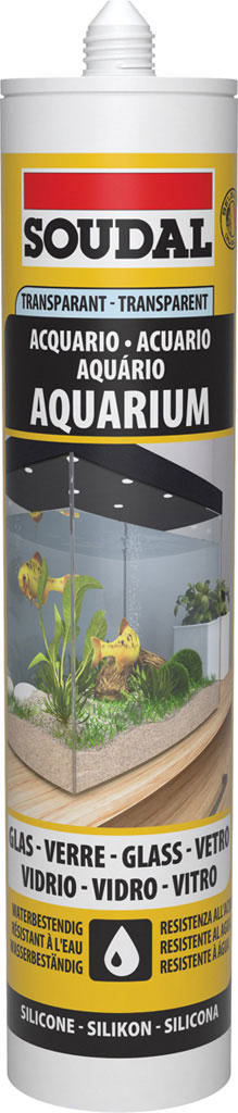 SOUDAL AQUARIUM SILICONE CLEAR 290ML