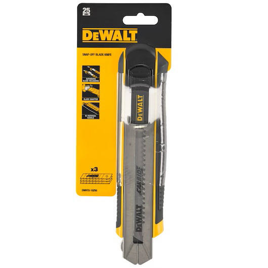 DEWALT ΜΑΧΑΙΡΙ 25MM SNAP-OFF AUTOLOCK