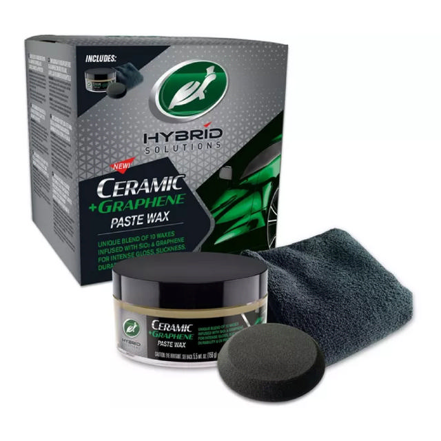 TURTLE WAX HYBRID SOLUTION CERAMIC+GRAPHENE PASTE WAX KIT 