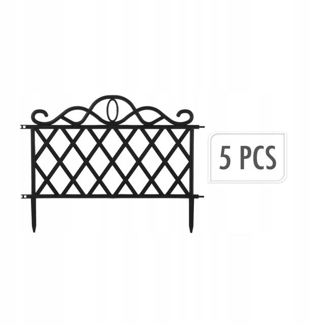 GARDEN FENCE PP 5PCS 48XH34CM