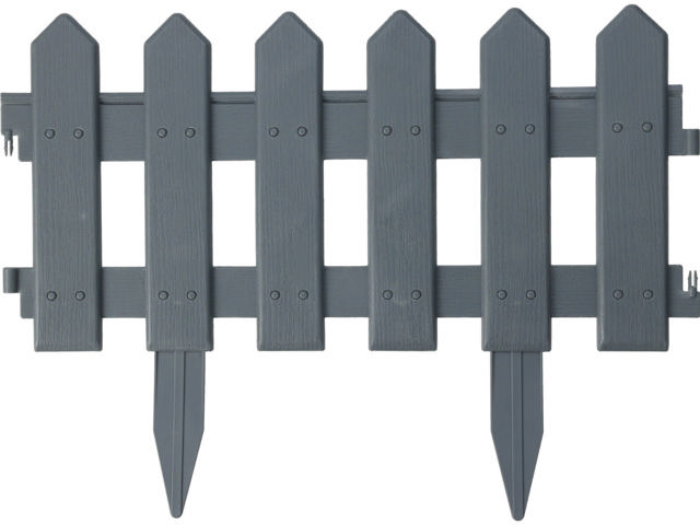 GARDEN FENCE 40X20CM GREY